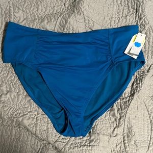 Time and Tru teal bikini bottom NWT size L
